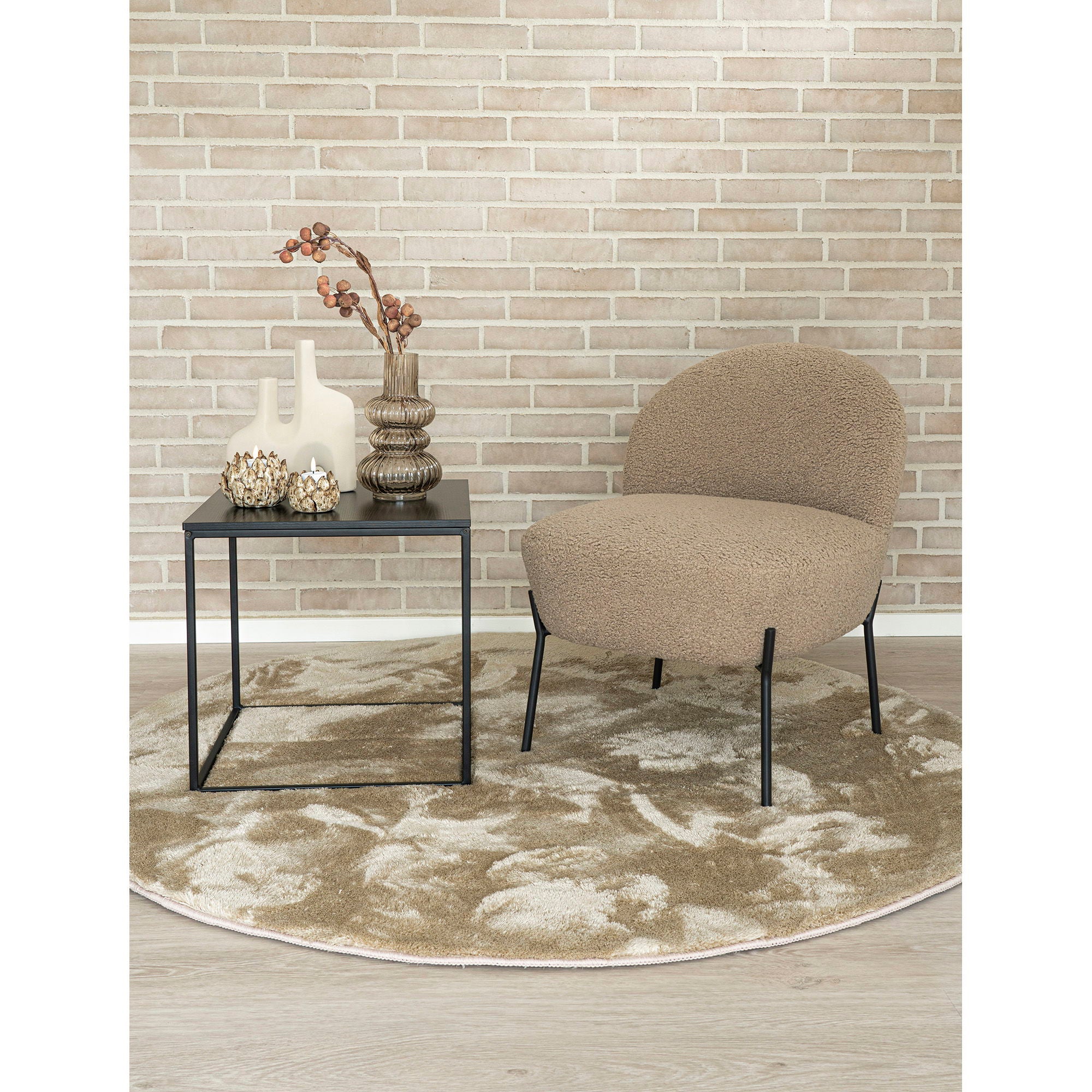 HOUSE NORDIC | VLOERKLEED ROUND | SAND ø160