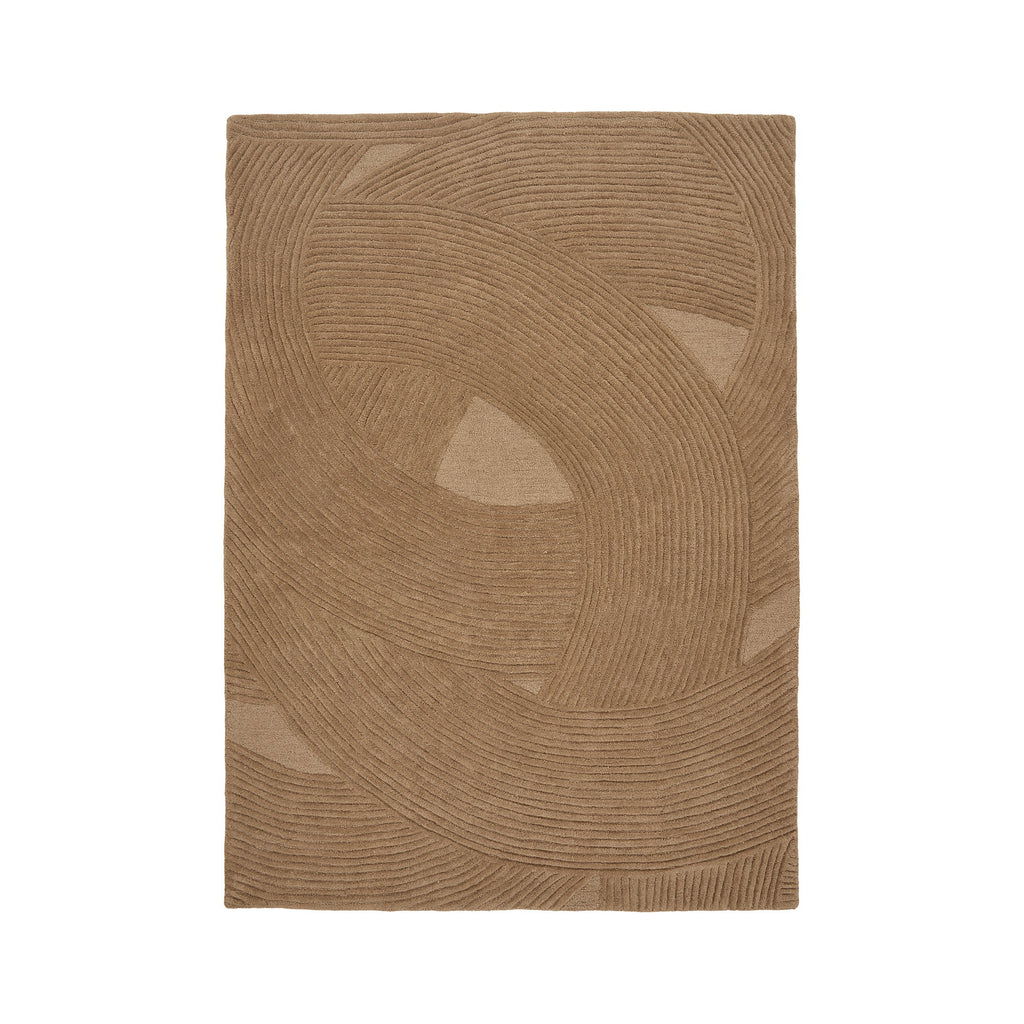 HOUSE NORDIC | HANDGETUFT WOLLEN VLOERKLEED | PUNE BROWN |