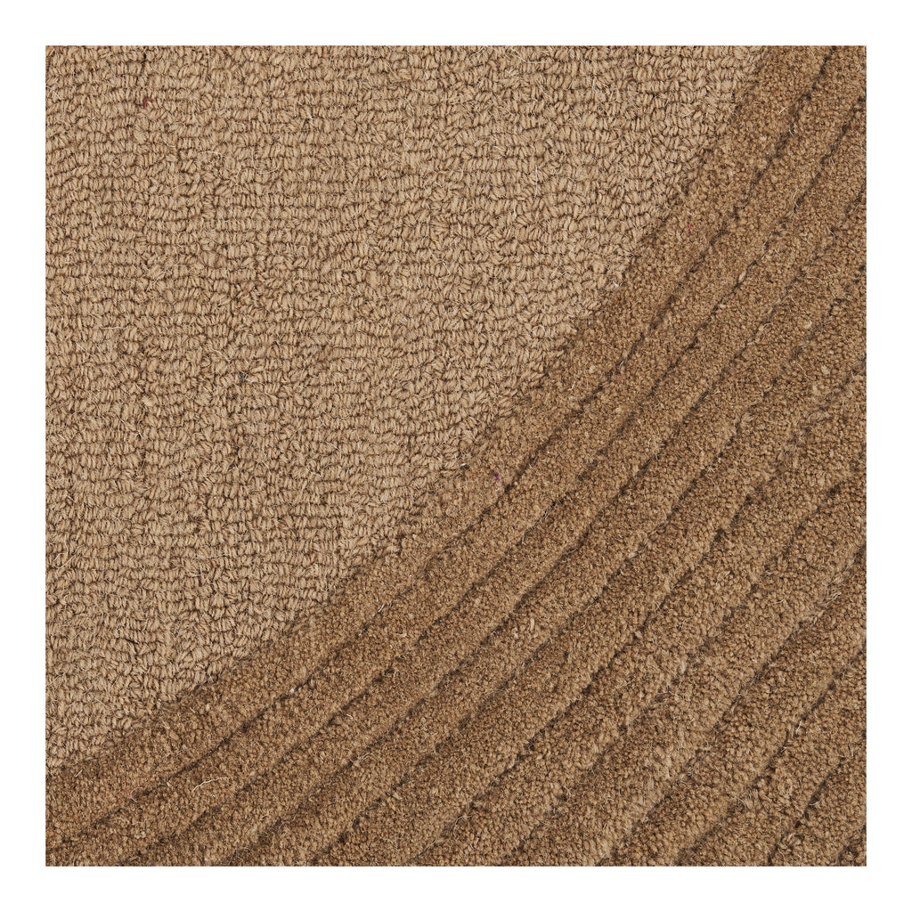 HOUSE NORDIC | HANDGETUFT WOLLEN VLOERKLEED | PUNE BROWN |