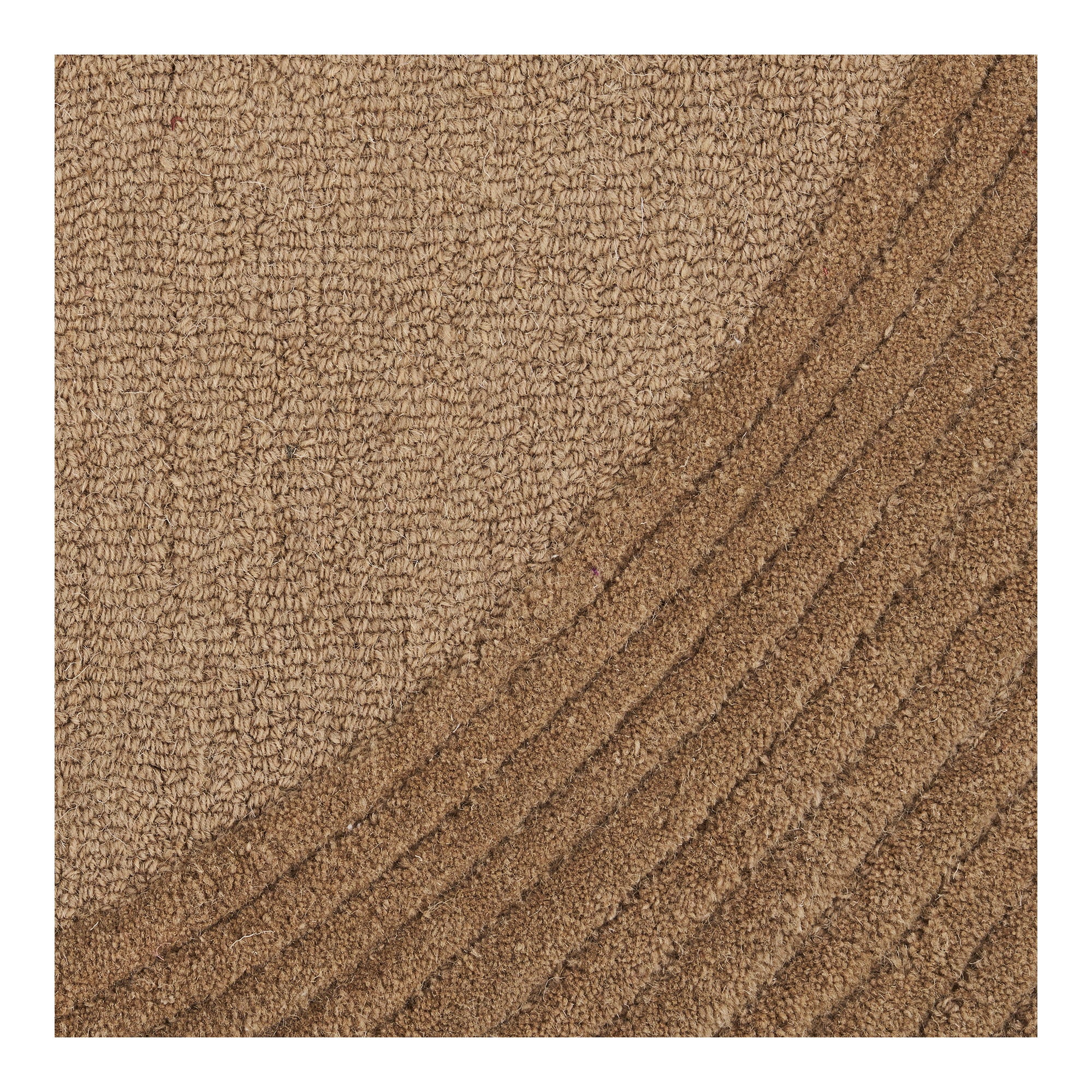 HOUSE NORDIC | HANDGETUFT WOLLEN VLOERKLEED | PUNE BROWN |