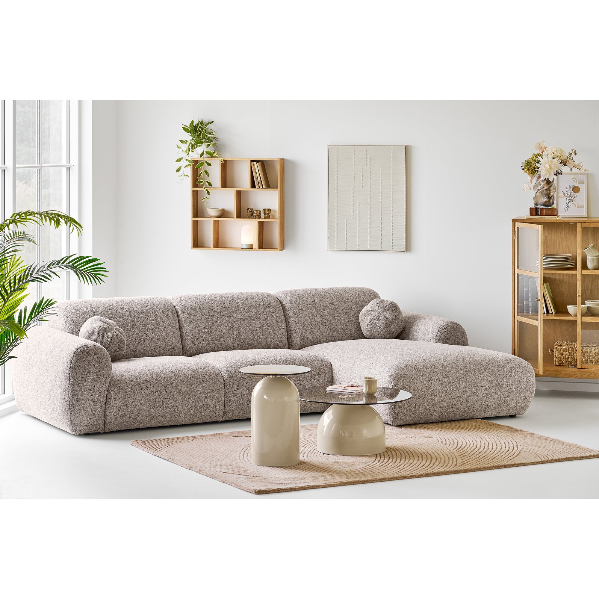 HOUSE NORDIC | HANDGETUFT WOLLEN VLOERKLEED | PUNE BROWN |