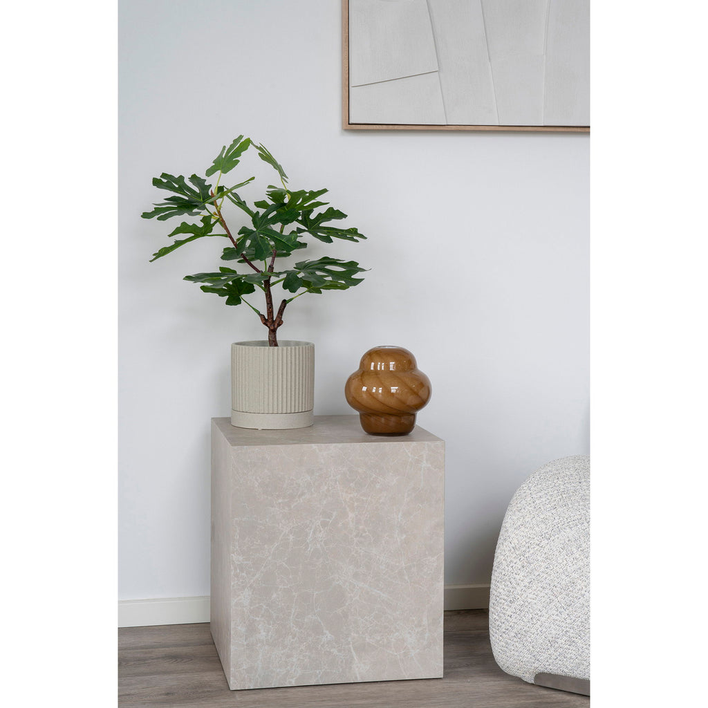 House Nordic | Glazen Vaas | bruin