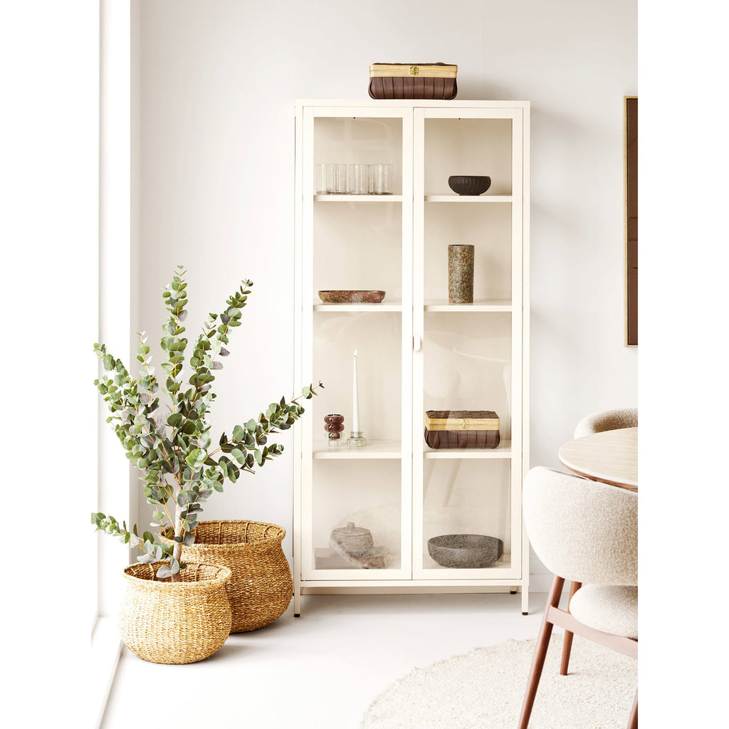 HOUSE NORDIC | VAAS | KERAMIEK DONKERBRUIN + BOSGROEN (Ø9,5x20 CM)