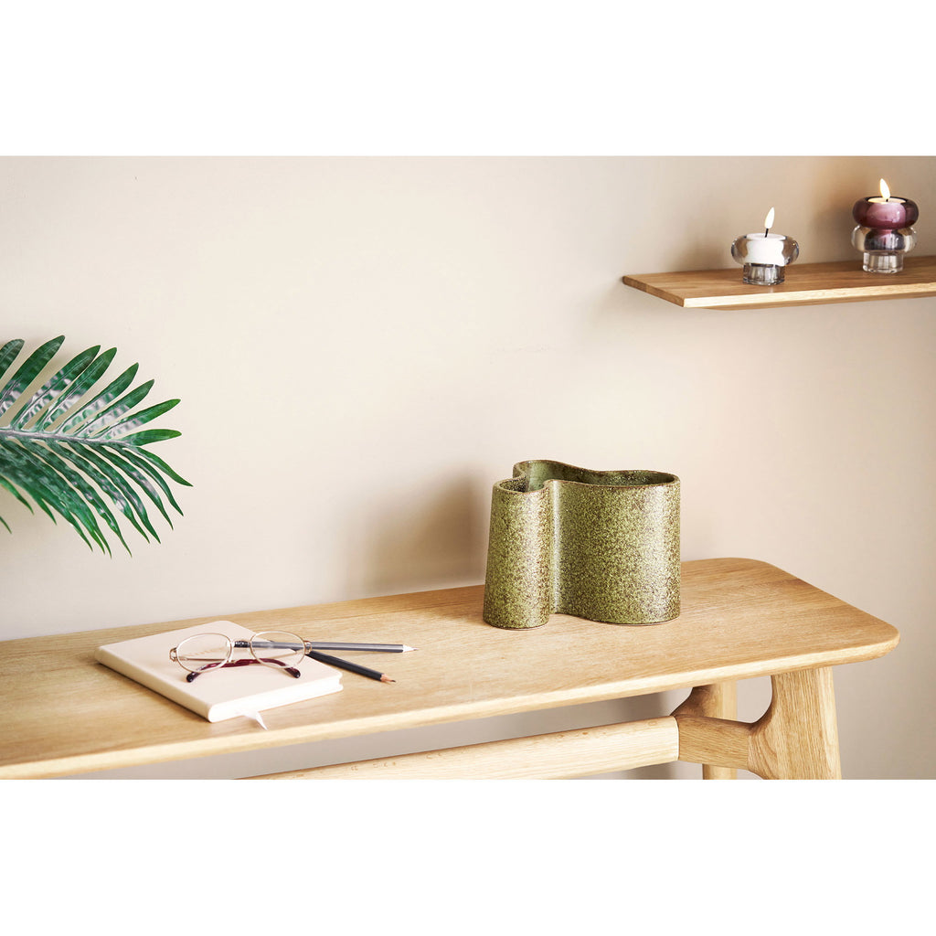 HOUSE NORDIC | VAAS | KERAMIEK BOSGROEN (14,5x19x14,5 CM)
