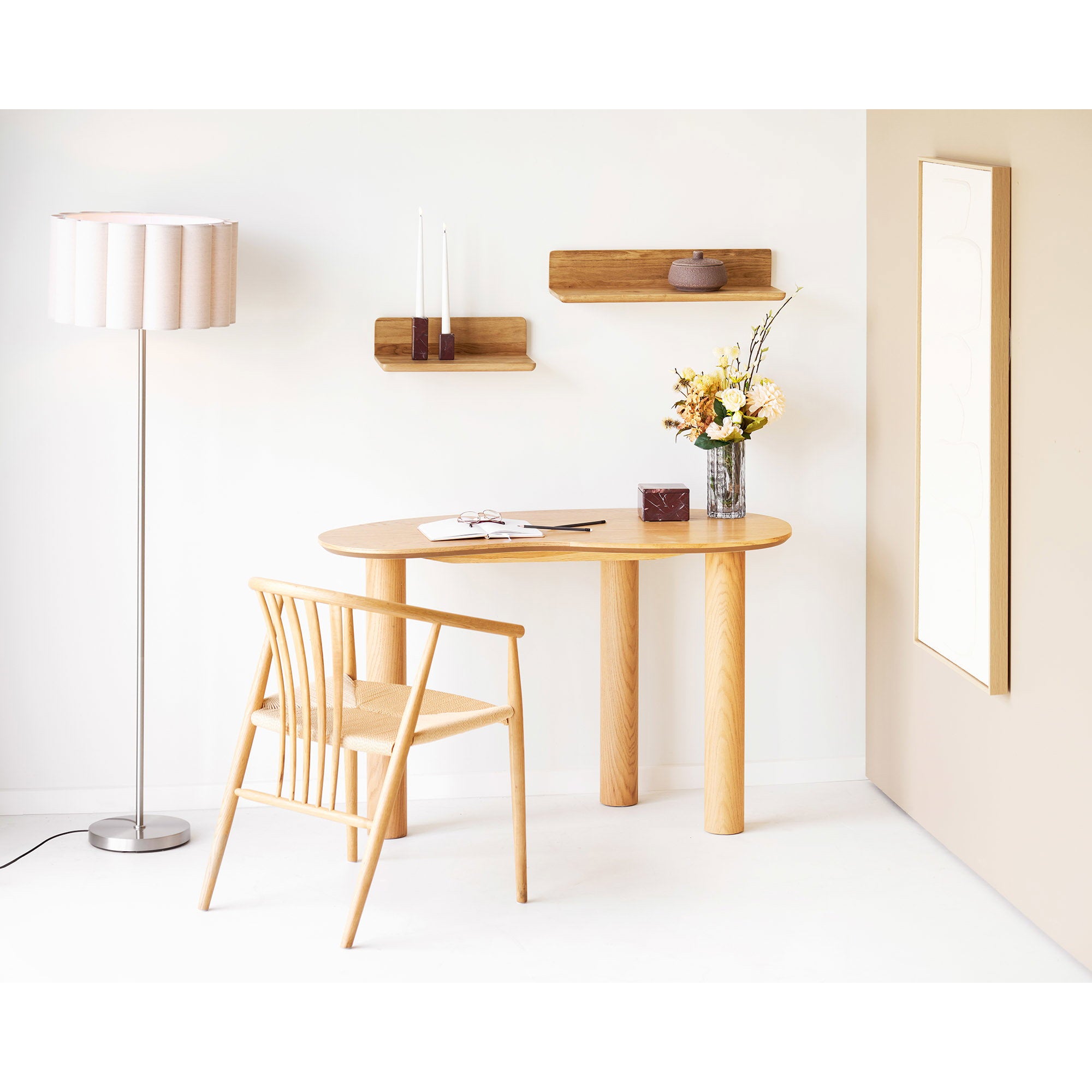 HOUSE NORDIC | VAAS | GLAS ROOKGRIJS (Ø10x20 CM)