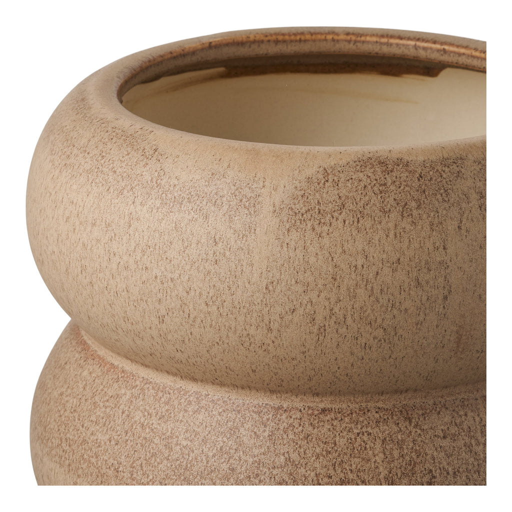 HOUSE NORDIC | BLOEMPOT | KERAMIEK BRUIN (Ø19x17,5 CM)
