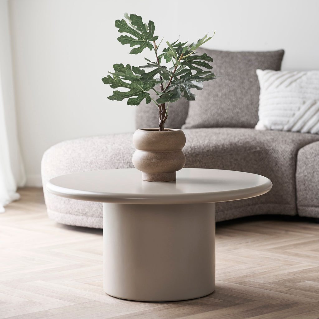 HOUSE NORDIC | BLOEMPOT | KERAMIEK BRUIN (Ø19x17,5 CM)