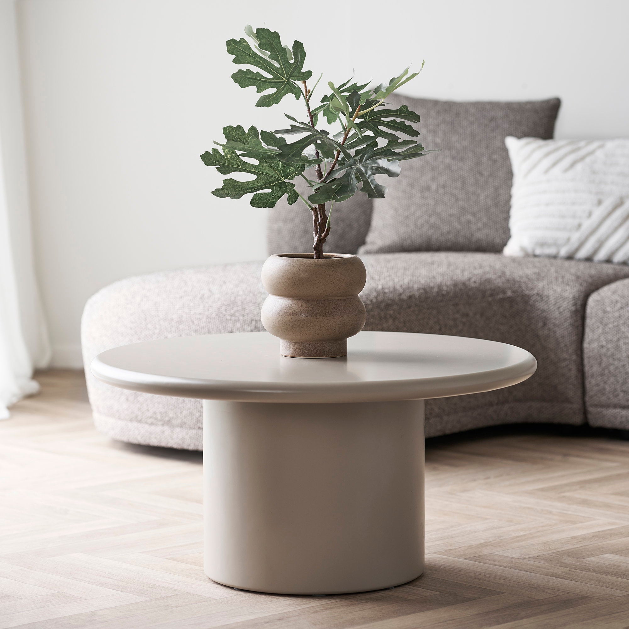 HOUSE NORDIC | BLOEMPOT | KERAMIEK BRUIN (Ø19x17,5 CM)