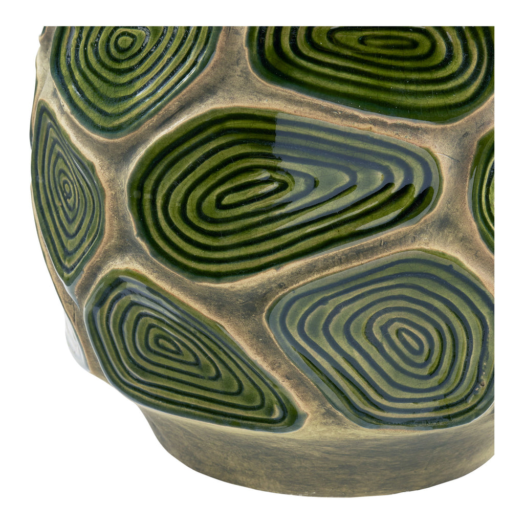 HOUSE NORDIC | BLOEMPOT| TERRACOTTA DONKERGROEN (Ø18x16 CM)