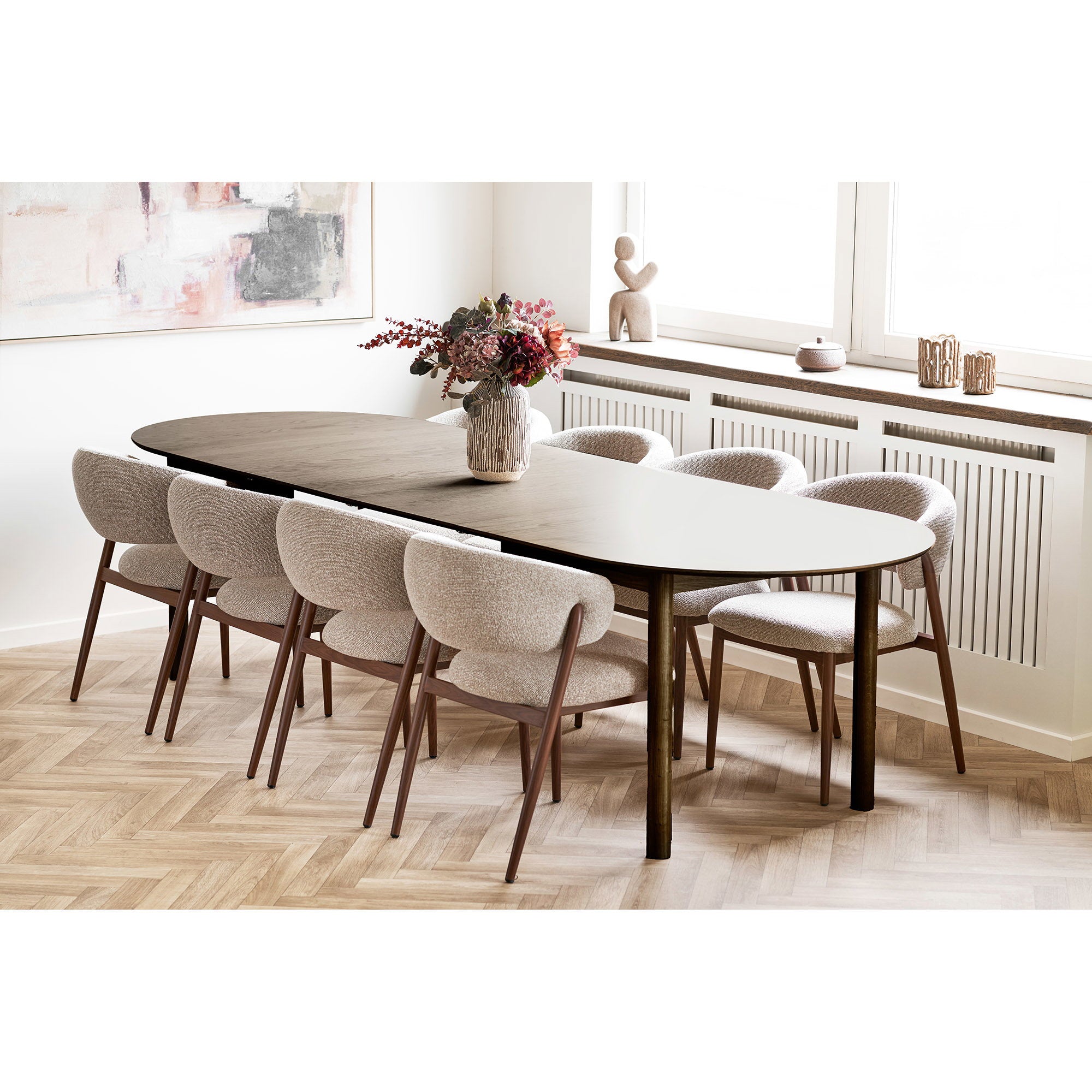 HOUSE NORDIC | DECORATIEF OBJECT | KERAMIEK BRUIN (16x8x36 CM)