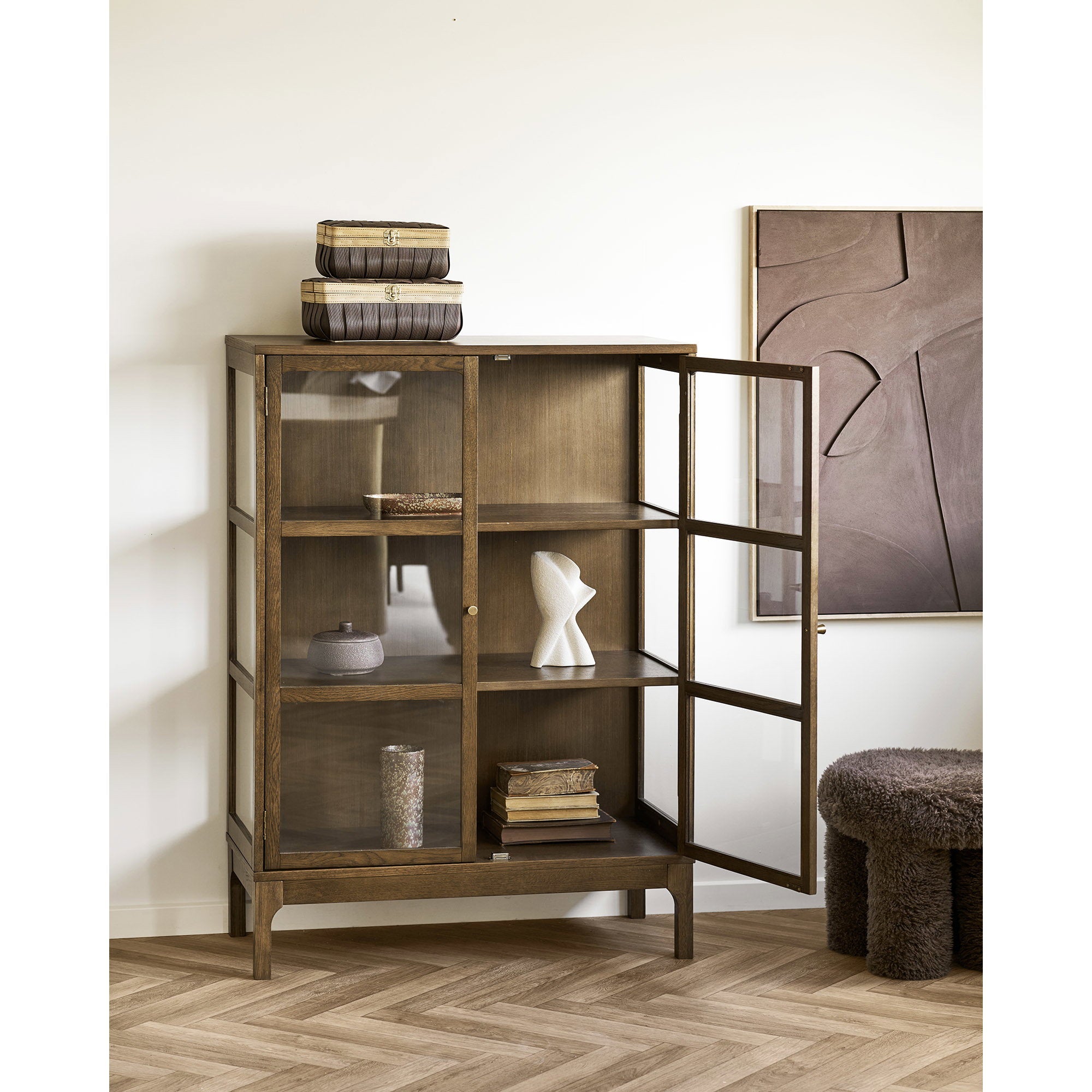 HOUSE NORDIC | DECORATIEVE FIGUUR | KERAMIEK WIT (13x6,5x23 CM)