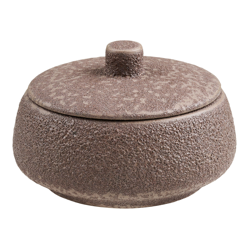 HOUSE NORDIC | JAR CERAMIC | BRUIN Ø15X9,5 CM