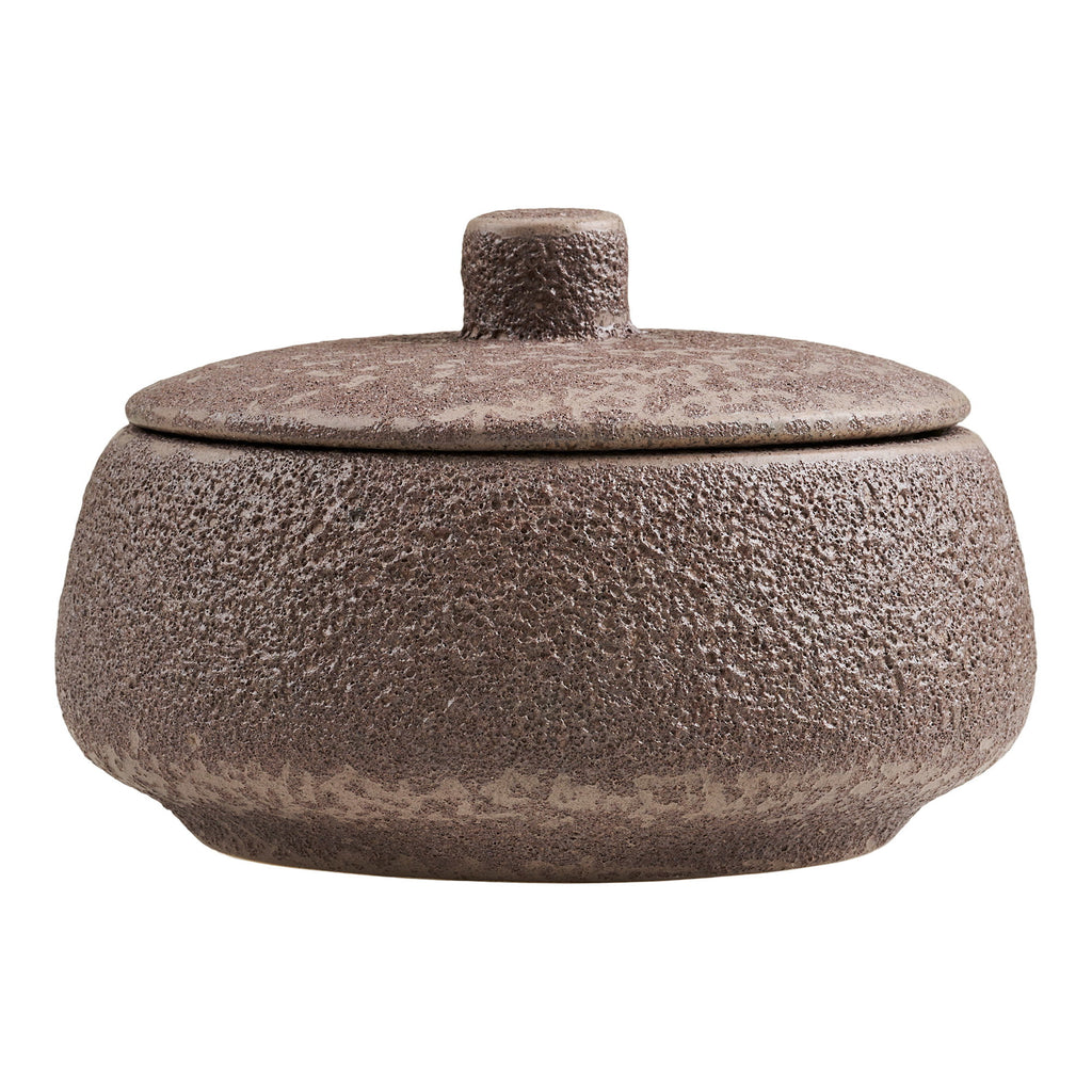 HOUSE NORDIC | JAR CERAMIC | BRUIN Ø15X9,5 CM