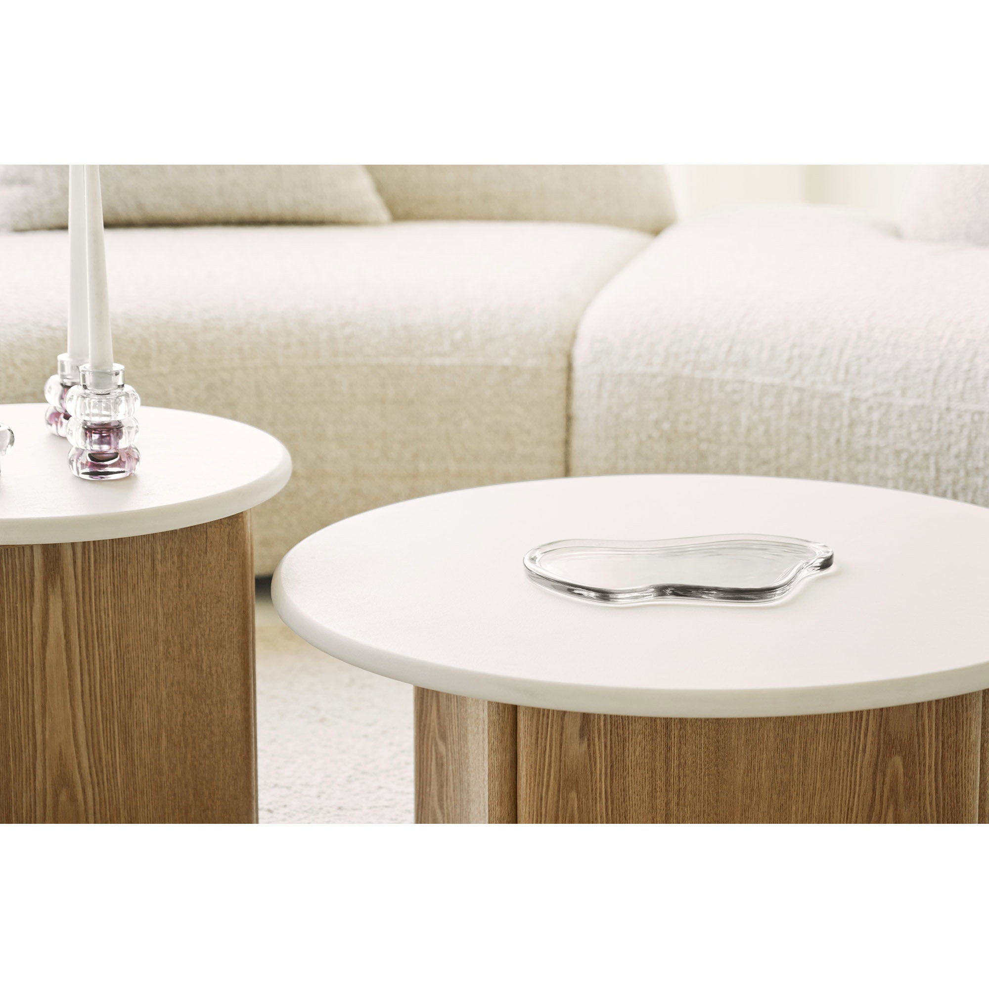HOUSE NORDIC | DIENBLAD | GLAS ROOKGRIJS (30x21x1,5 CM)