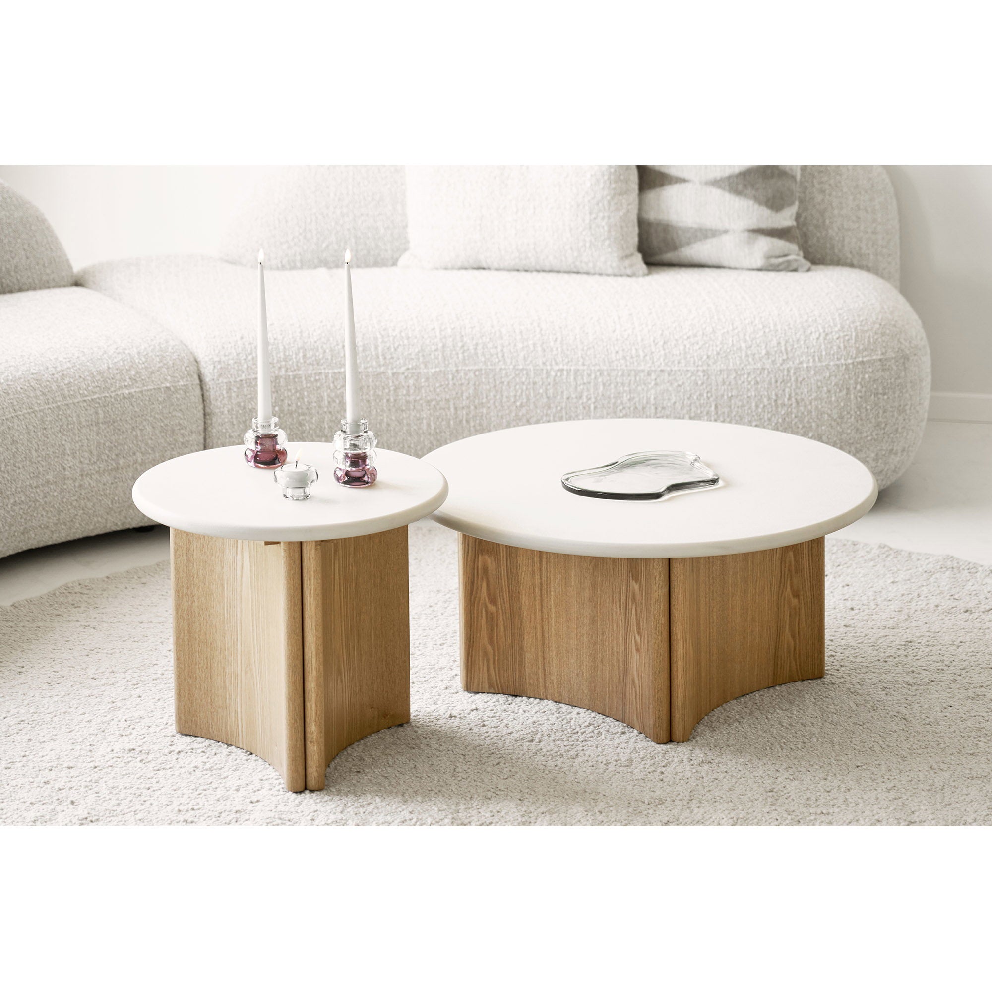 HOUSE NORDIC | DIENBLAD | GLAS ROOKGRIJS (30x21x1,5 CM)