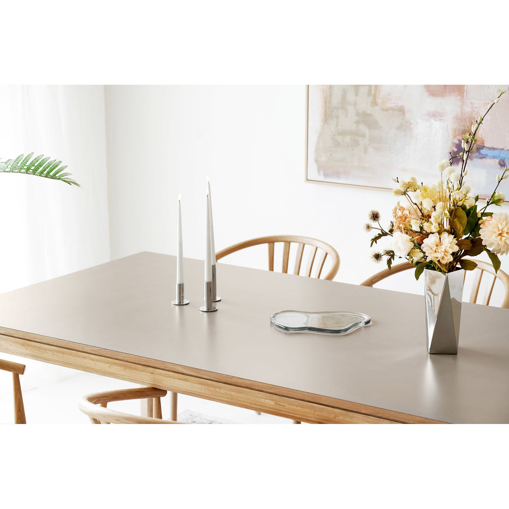 HOUSE NORDIC | DIENBLAD | GLAS ROOKGRIJS (30x21x1,5 CM)