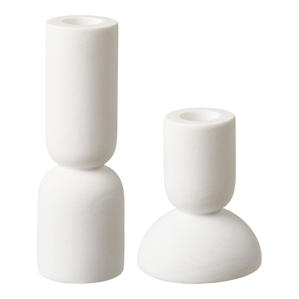 House Nordic | Kandelaar (Set of 2) | wit