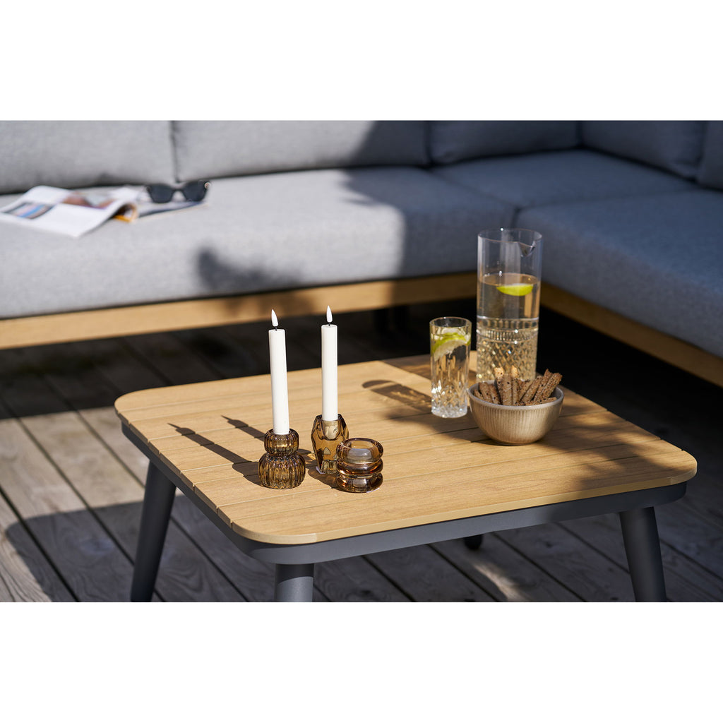 House Nordic | Kandelaar (Set of 3) | bruin