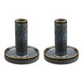 HOUSE NORDIC | KEY LARGO BLUE CANDLE HOLDERS | BLAUW (SET OF 2)