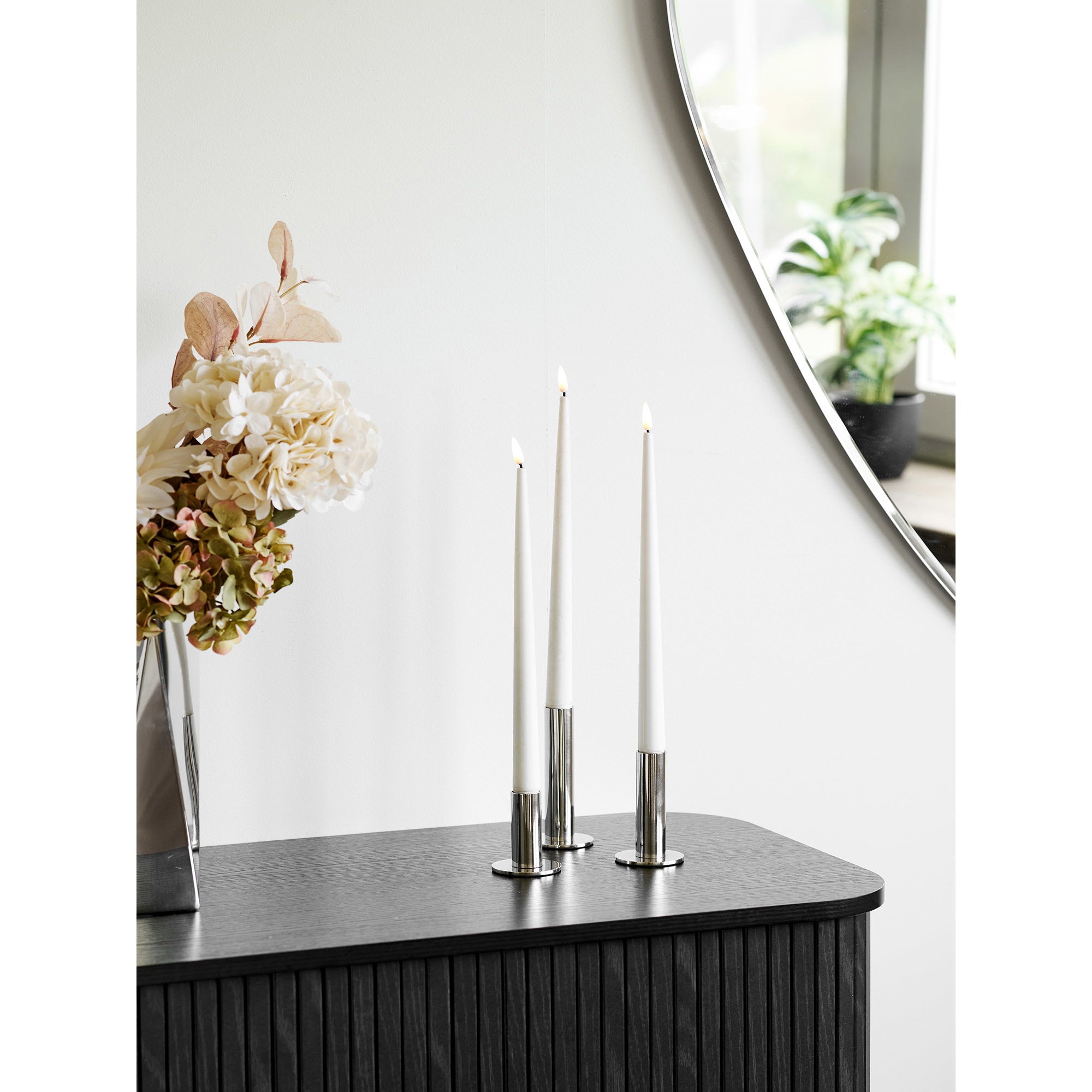 HOUSE NORDIC | KANDELAARS (SET OF 3) | ZILVER
