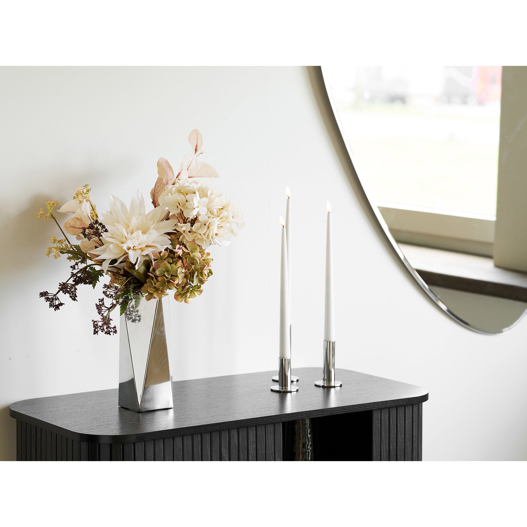 HOUSE NORDIC | KANDELAARS (SET OF 3) | ZILVER