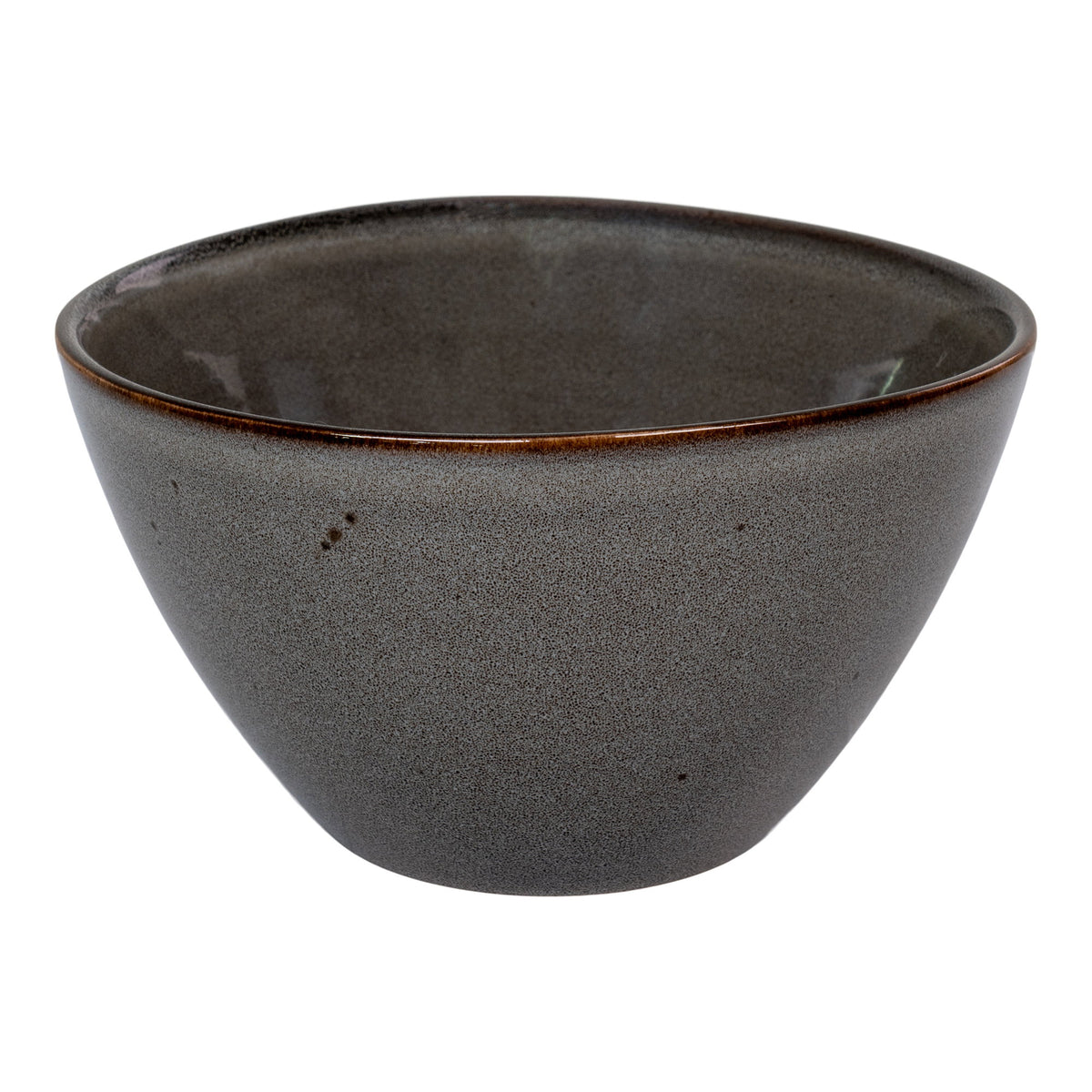 HOUSE NORDIC | SELMA BOWL | GRIJS/BRUIN Ø15X9 CM (SET of 4)