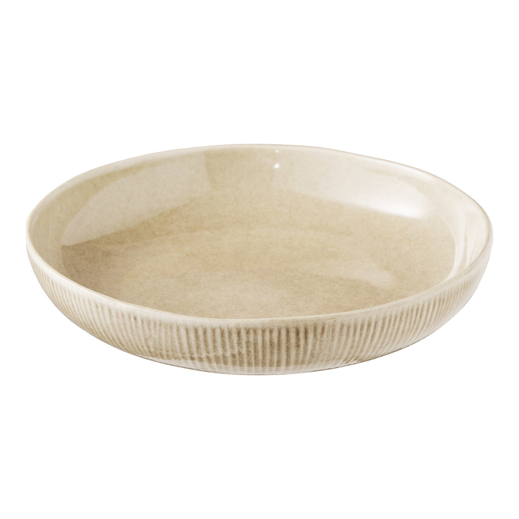 HOUSE NORDIC | VIOLA SERVEERSCHAAL | KERAMIEK BEIGE (Ø27x5,8 CM)