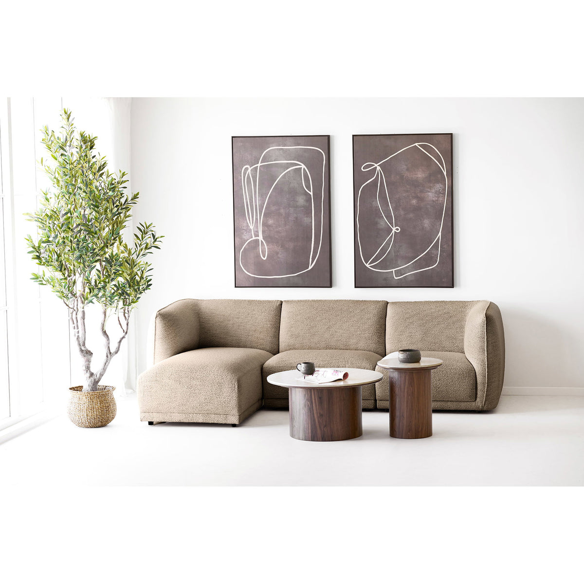 HOUSE NORDIC | AMALIA BOWL | MOSS GRAY Ø14 (SET OF 2)
