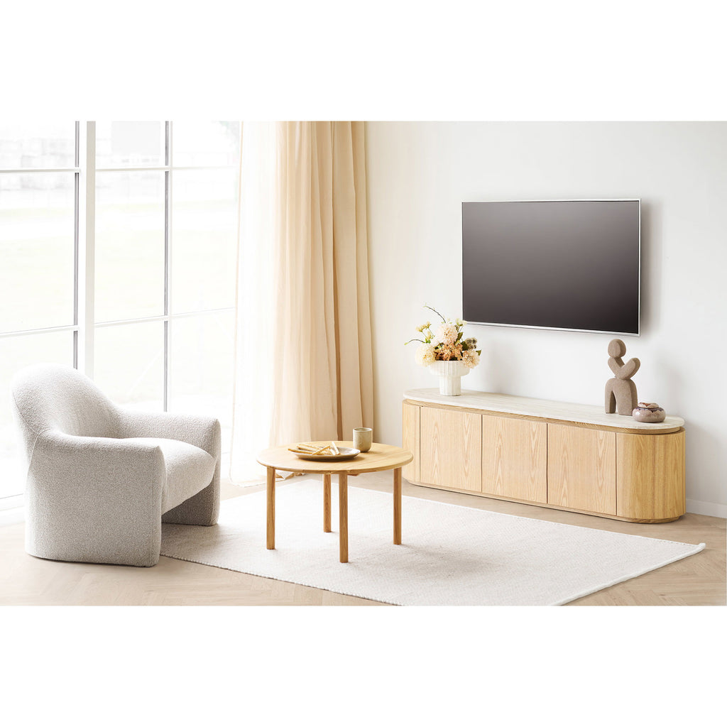 HOUSE NORDIC | VIOLA SERVEERSCHAAL | BEIGE (30x21,5x2,8 CM)