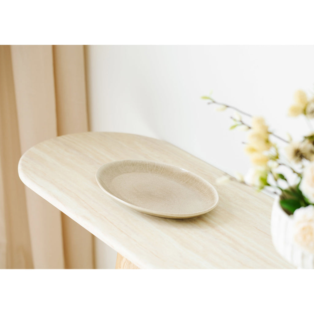 HOUSE NORDIC | VIOLA SERVEERSCHAAL | BEIGE (30x21,5x2,8 CM)