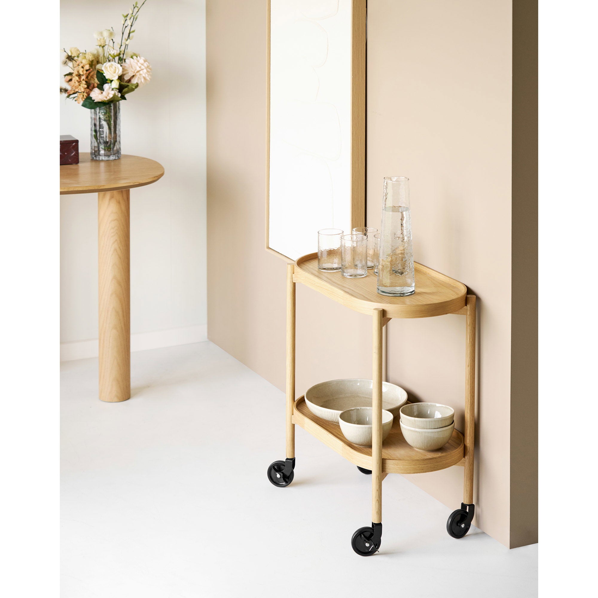 HOUSE NORDIC | NALANDA WATERKAN | GEHAMMERD GLAS (Ø10x30,5 CM)
