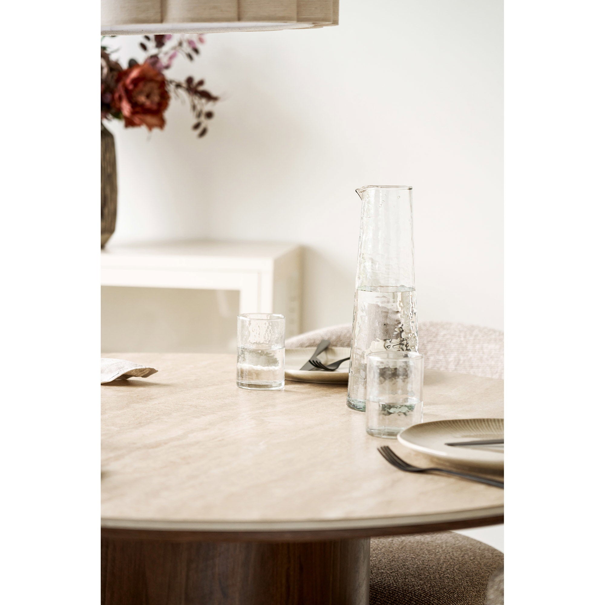 HOUSE NORDIC | NALANDA WATERKAN | GEHAMMERD GLAS (Ø10x30,5 CM)