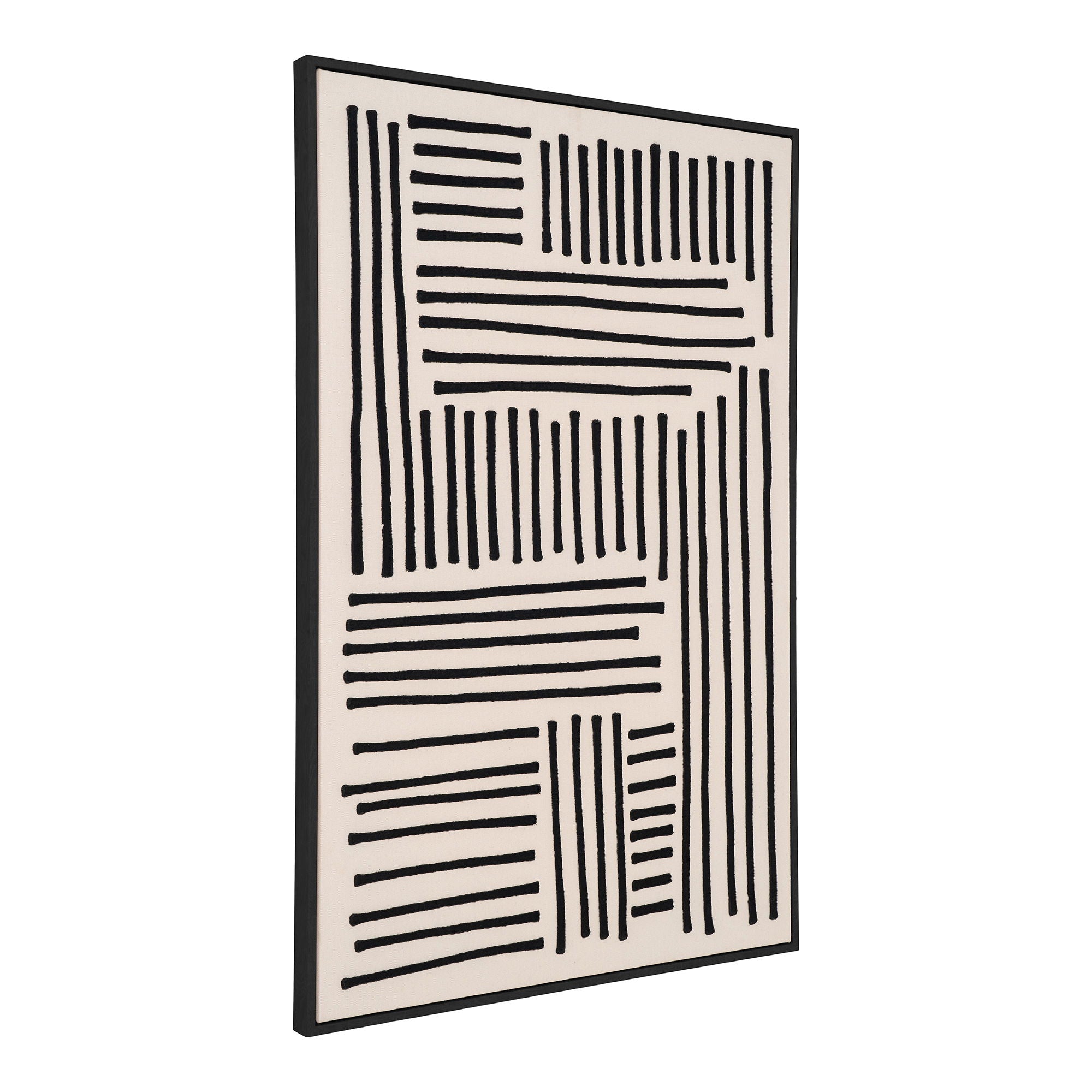 House Nordic | Wanddecoratie Lipari | zwart + wit