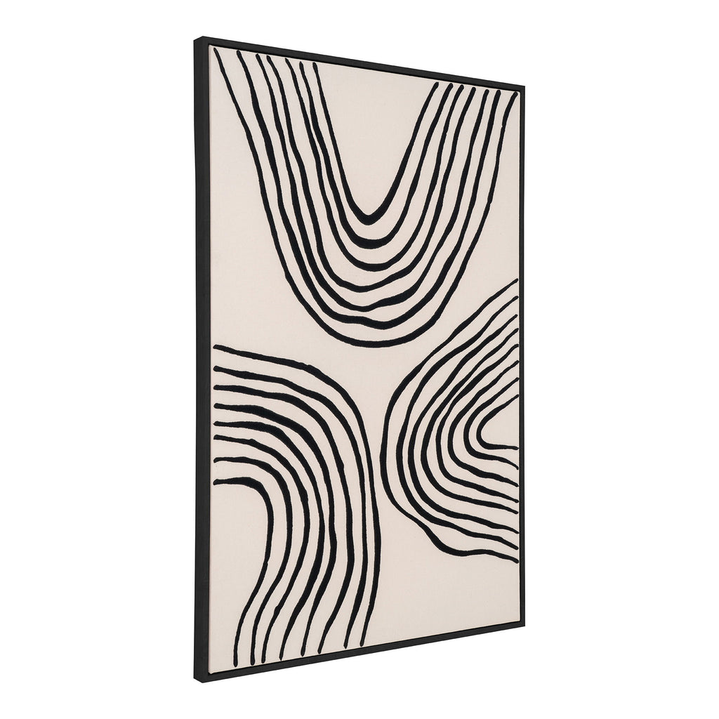 House Nordic | Wanddecoratie Lipari | zwart + wit
