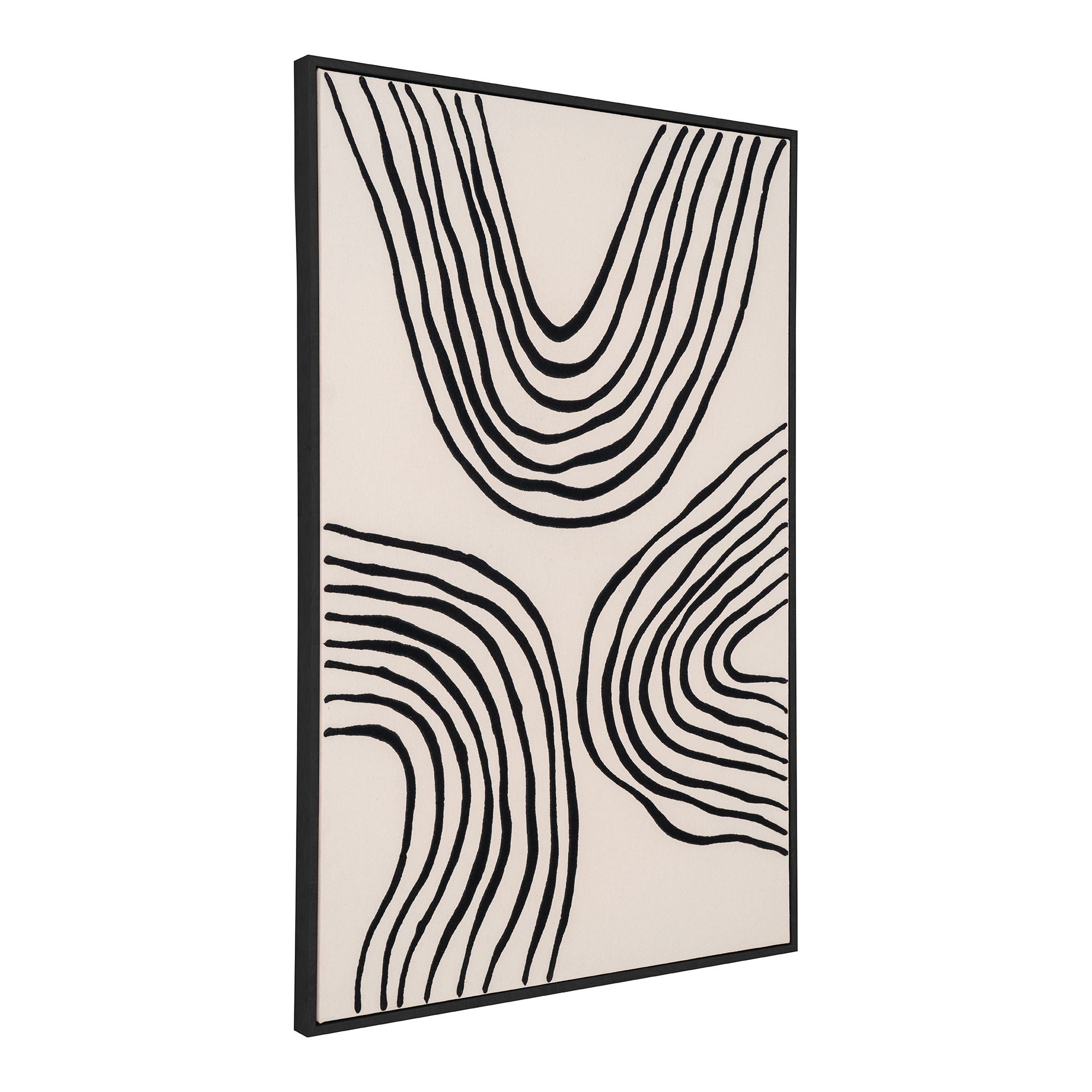 House Nordic | Wanddecoratie Lipari | zwart + wit