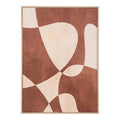 HOUSE NORDIC | CAPE TOWN CANVAS PRINT NO.1 BROWN/BEIGE | WANDDECORATIE