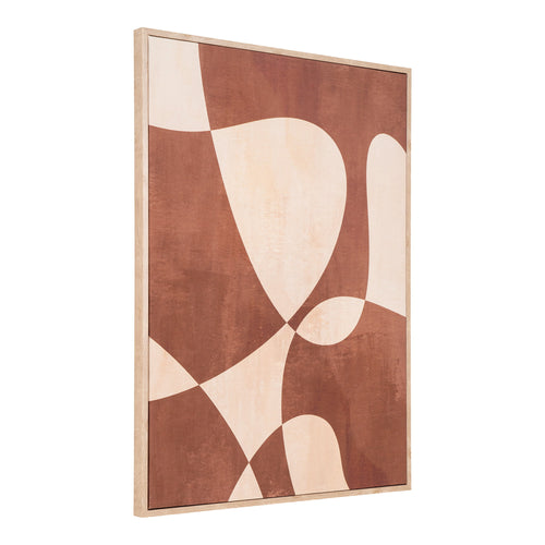 HOUSE NORDIC | CAPE TOWN CANVAS PRINT NO.1 BROWN/BEIGE | WANDDECORATIE