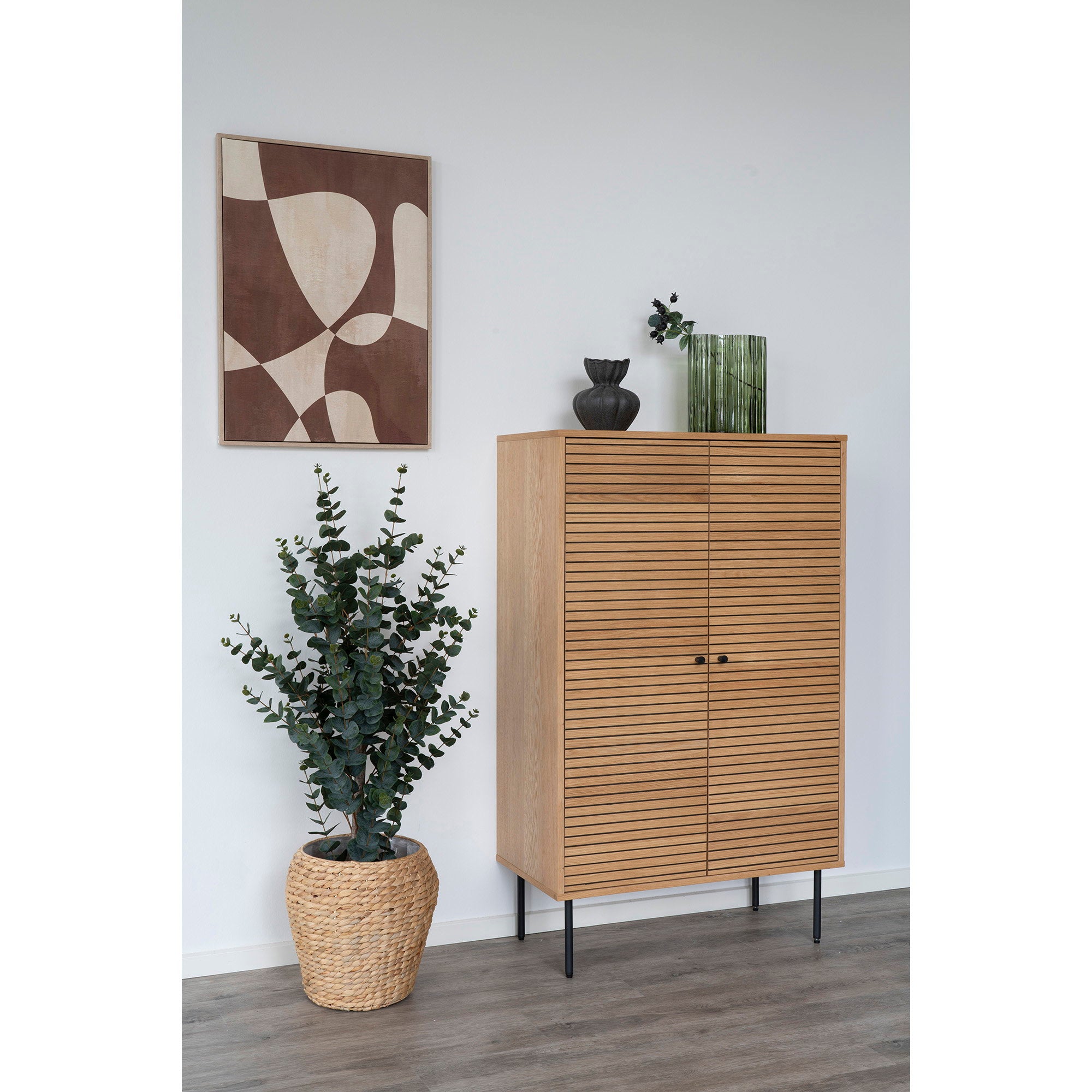HOUSE NORDIC | CAPE TOWN CANVAS PRINT NO.1 BROWN/BEIGE | WANDDECORATIE