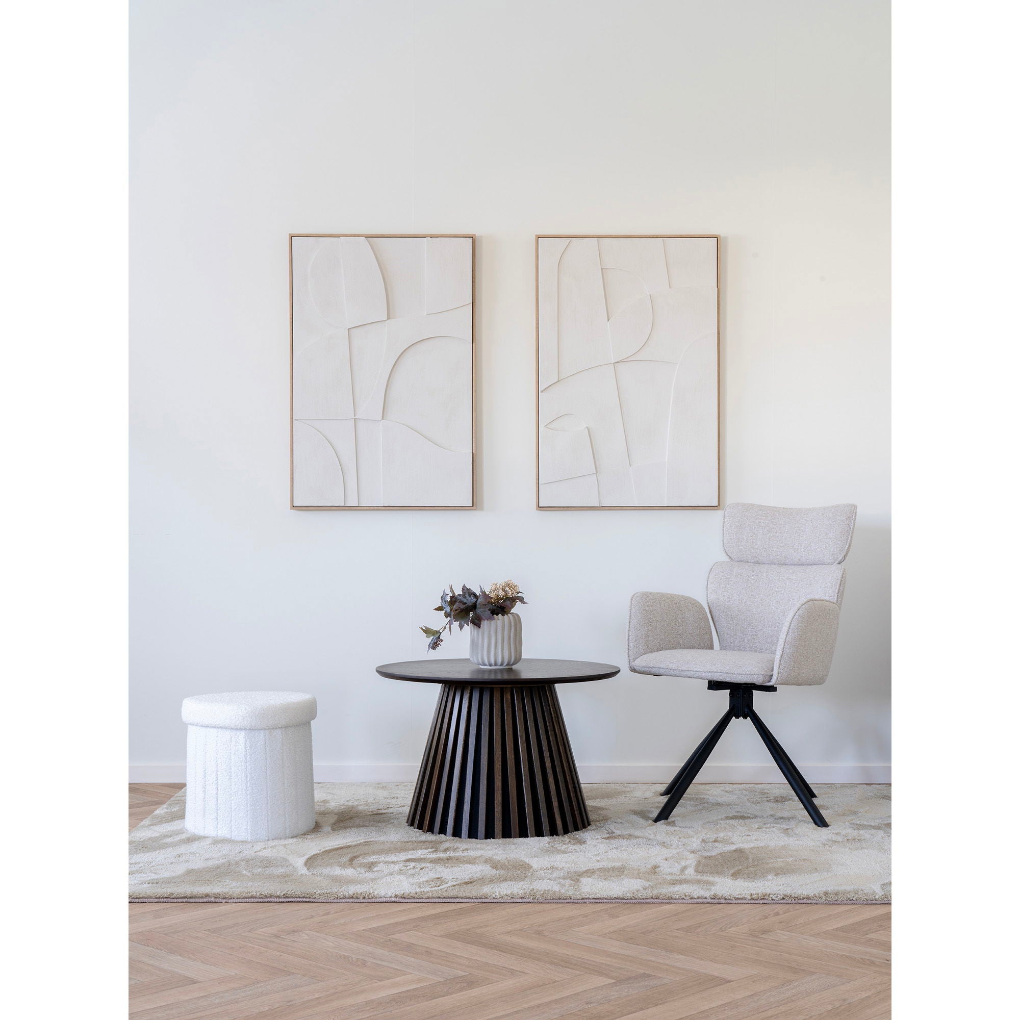 House Nordic | Wanddecoratie Madeline | wit