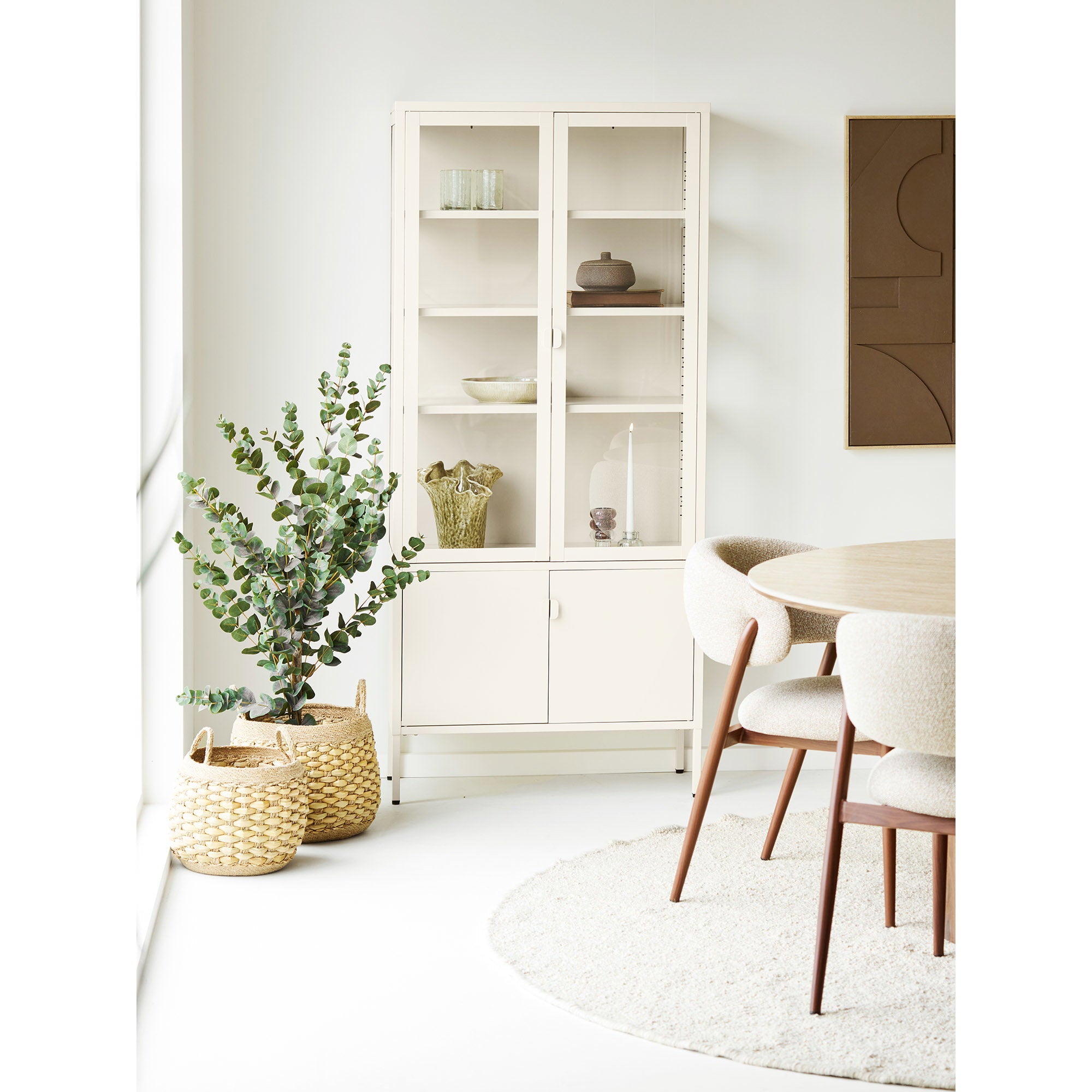 Isabella Relief Wall Decoration - Relief wall decoration, brown, No.1 60x90 cm