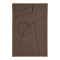 Isabella Relief Wall Decoration - Relief wall decoration, brown, No.2 60x90 cm