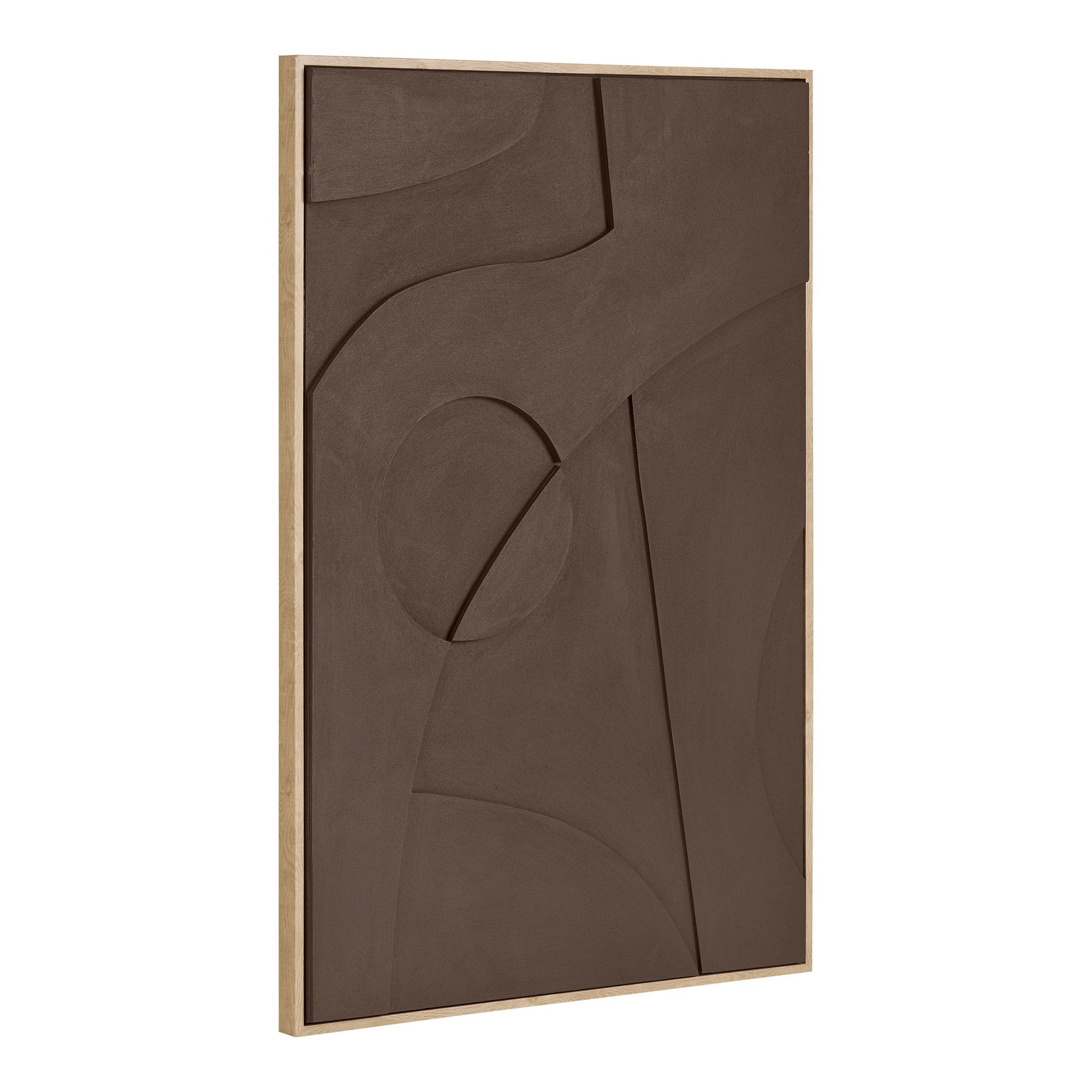 Isabella Relief Wall Decoration - Relief wall decoration, brown, No.2 60x90 cm