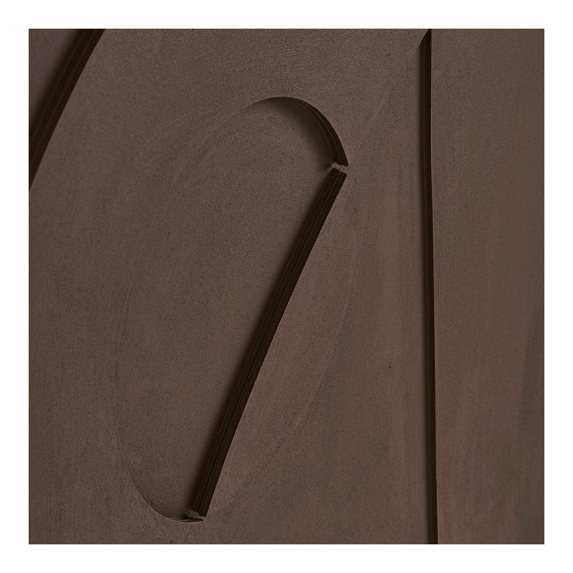 Isabella Relief Wall Decoration - Relief wall decoration, brown, No.2 60x90 cm
