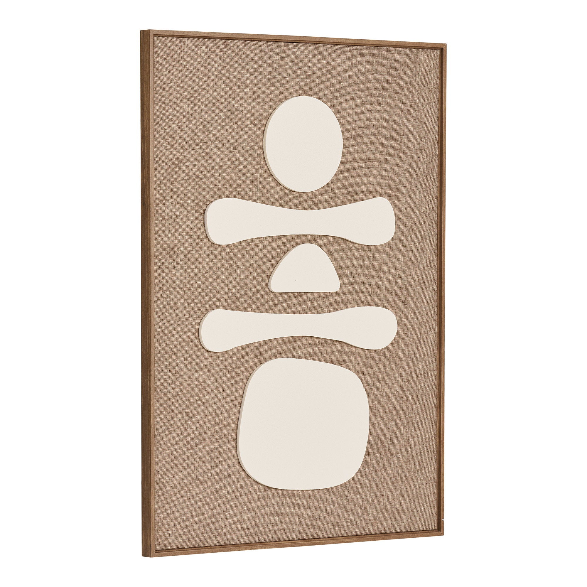 HOUSE NORDIC | DIVA RELIEF WANDDECORATIE | BRUIN/BEIGE NO.1 (50x70 CM)