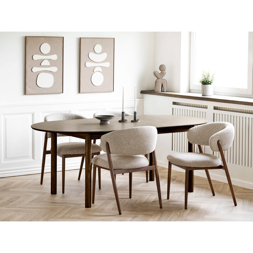 HOUSE NORDIC | DIVA RELIEF WANDDECORATIE | BRUIN/BEIGE NO.1 (50x70 CM)