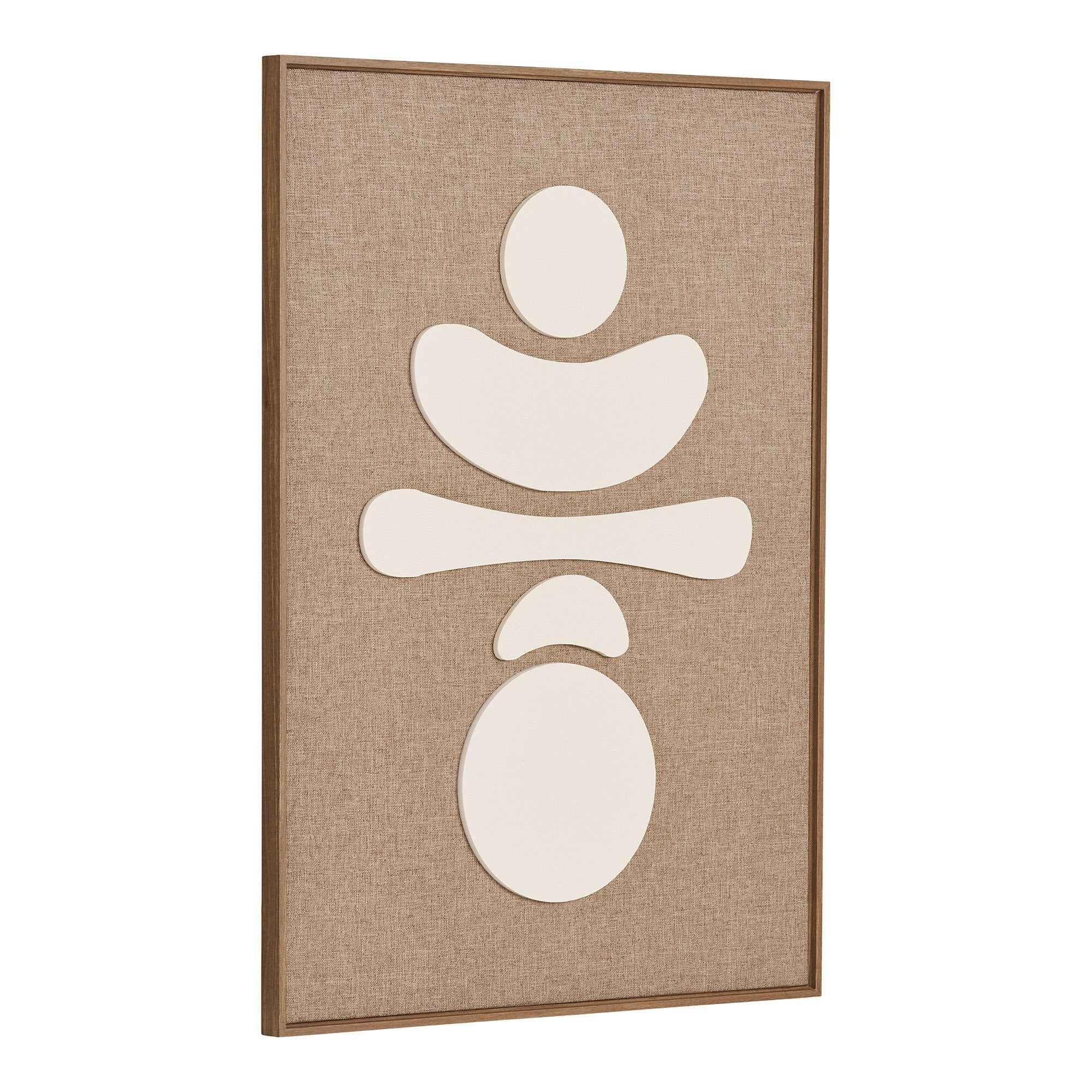 HOUSE NORDIC | DIVA RELIEF WANDDECORATIE | BRUIN/BEIGE NO.2 (50x70 CM)