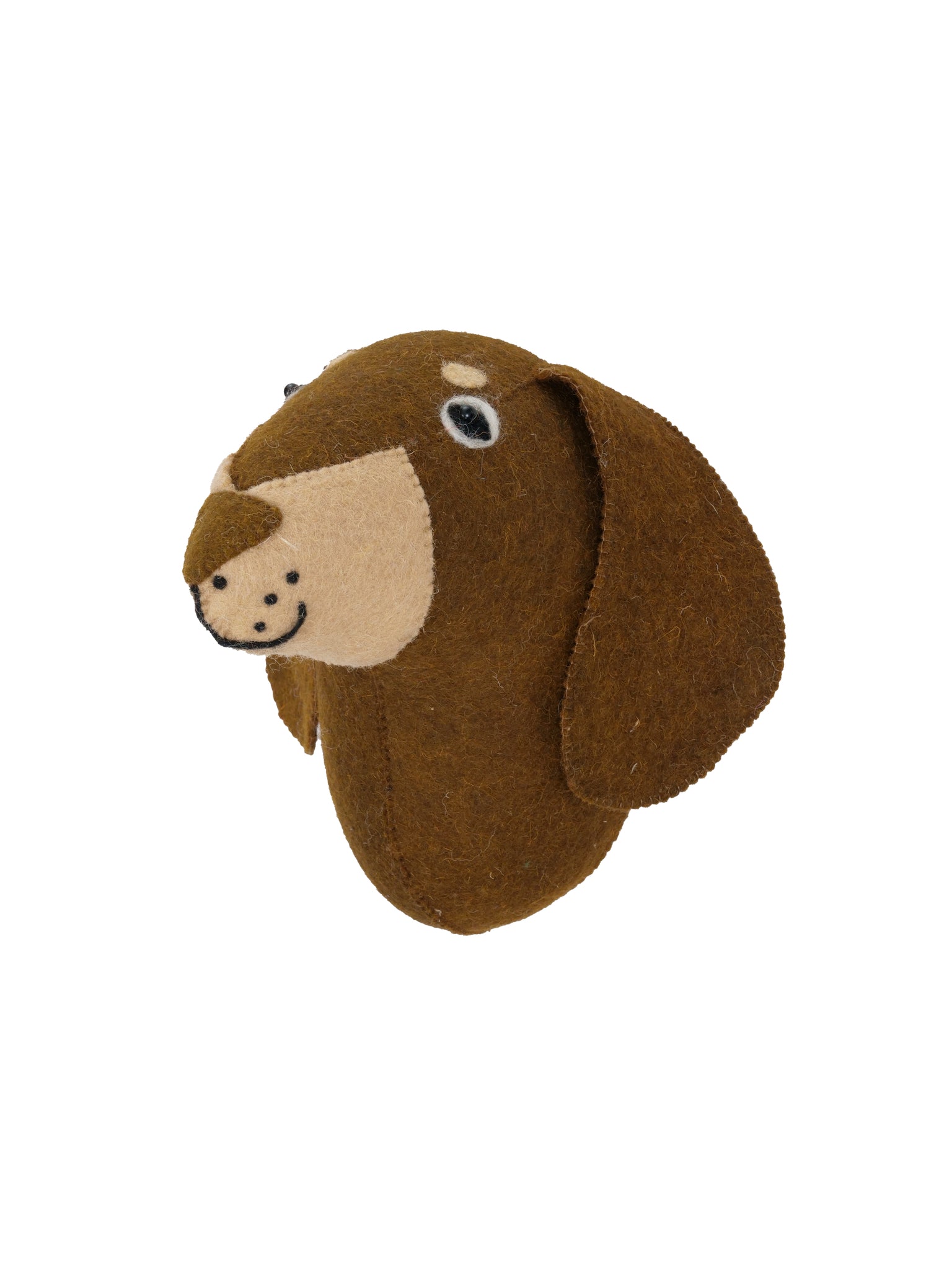 -KidsDepot wanddecoratie set kinderkamer vogelhuisje en planten vilt dieren honden