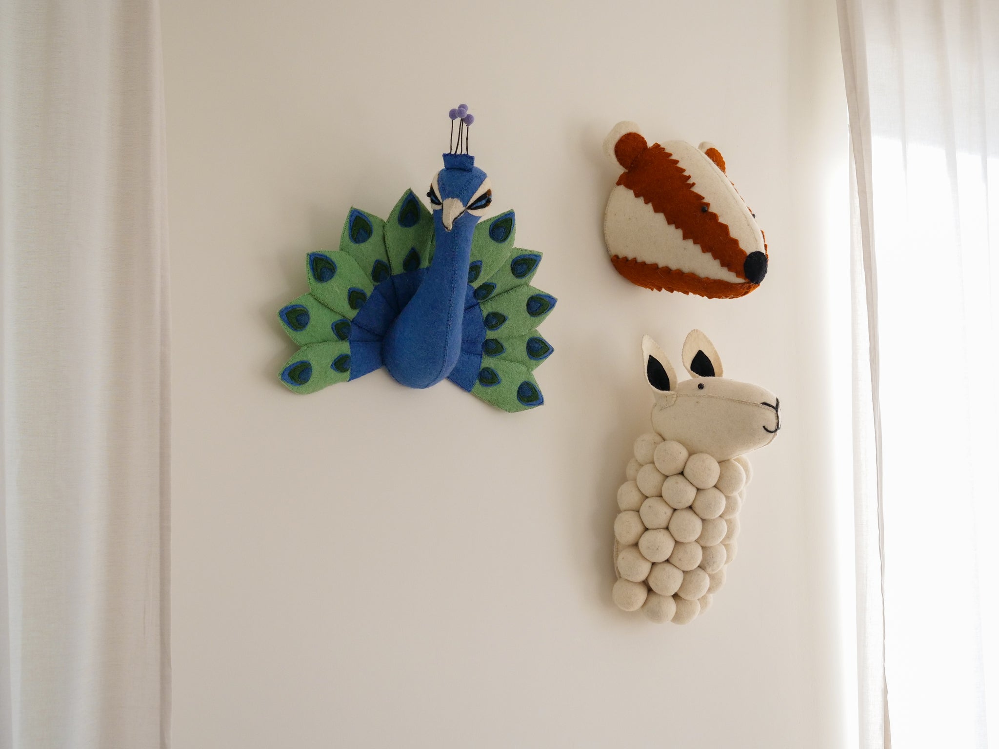 KidsDepot | VILTEN DIERENKOP SCHAAP | WIT