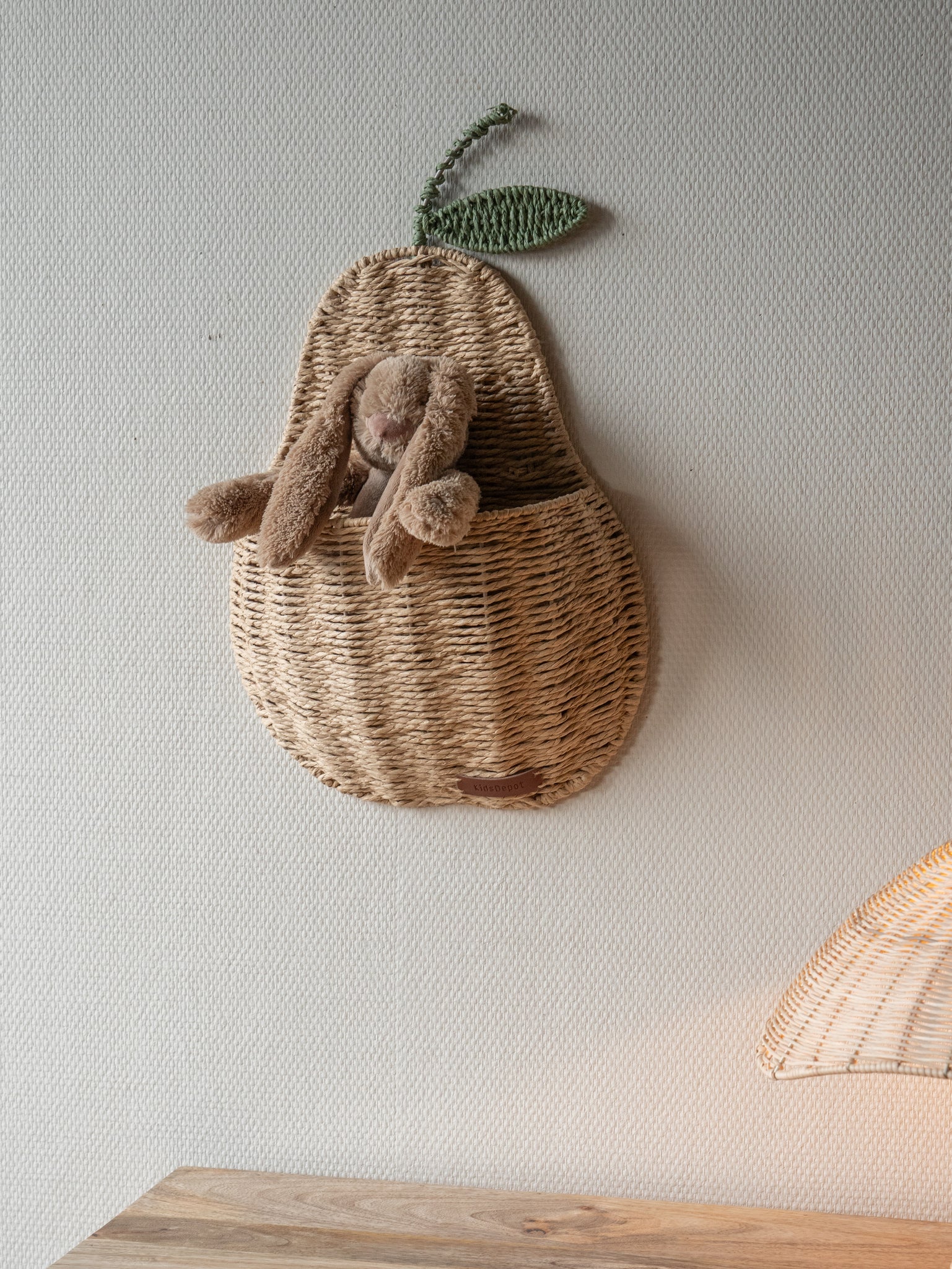 -KidsDepot vilten vogelhuisje kinderkamer wanddecoratie zacht design slinger hanger dier kledinghaak 