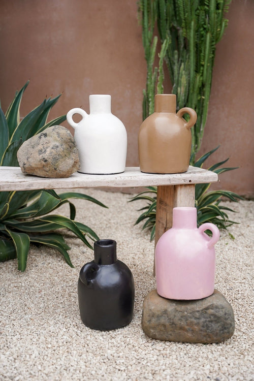 HIPPIE MONKEY | TERRACOTTA VAAS THE CLASSIC | ROZE